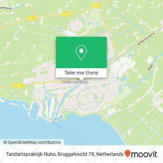 Tandartspraktijk Nuhn, Bruggehoofd 78 map