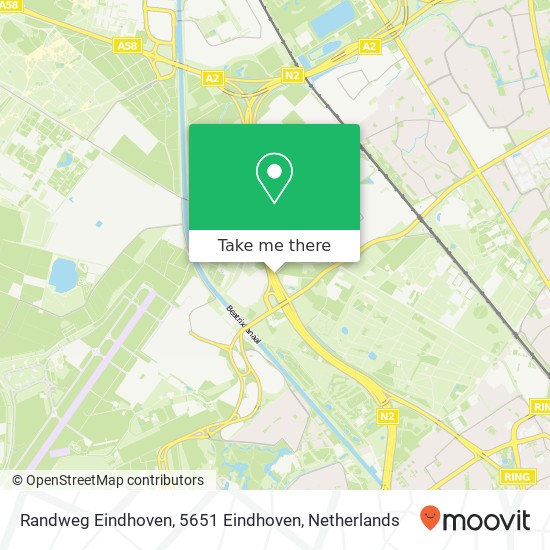 Randweg Eindhoven, 5651 Eindhoven Karte