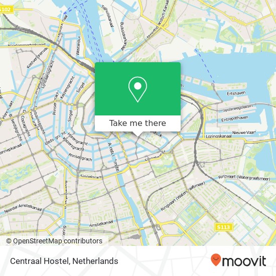 Centraal Hostel map