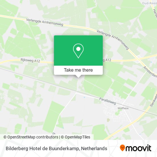 Bilderberg Hotel de Buunderkamp map