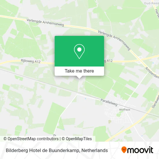Bilderberg Hotel de Buunderkamp map