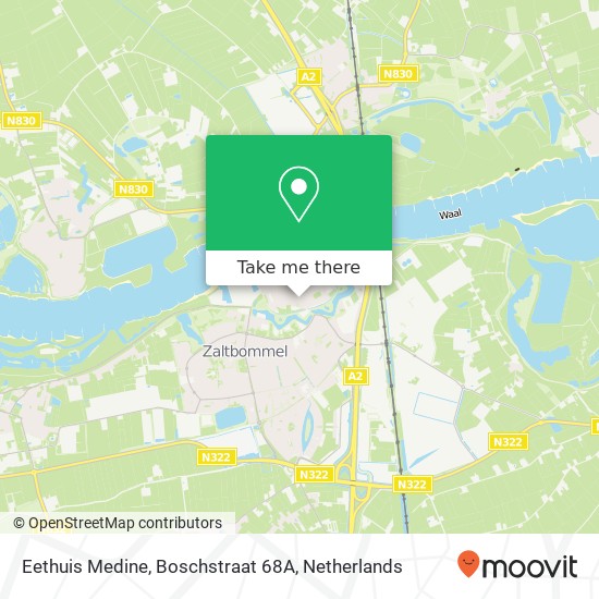 Eethuis Medine, Boschstraat 68A map