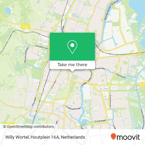 Willy Wortel, Houtplein 16A map