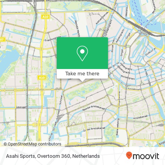 Asahi Sports, Overtoom 360 map