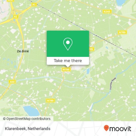 Klarenbeek Karte