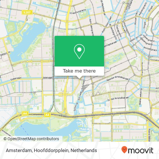 Amsterdam, Hoofddorpplein map