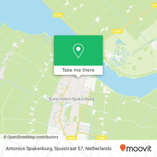 Antonios Spakenburg, Spuistraat 57 map