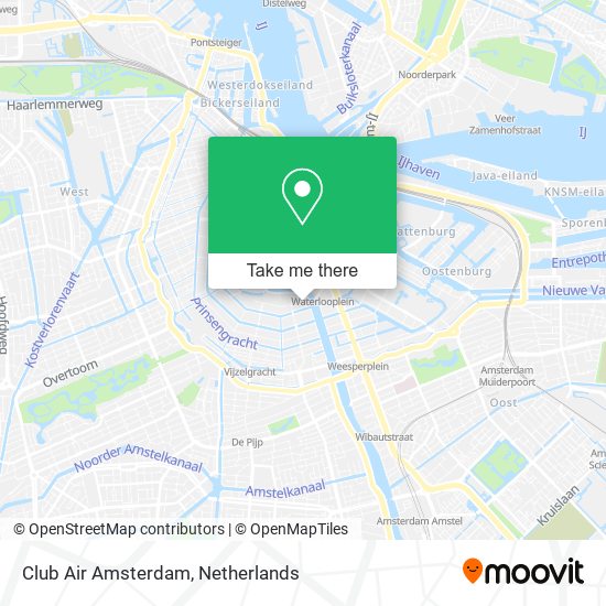 Club Air Amsterdam map