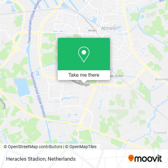 Heracles Stadion map