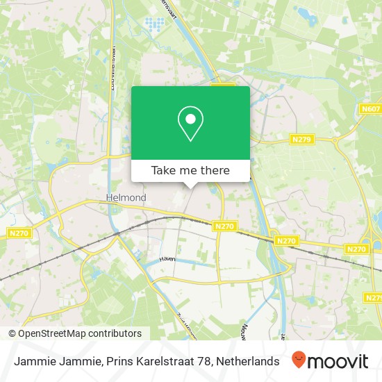 Jammie Jammie, Prins Karelstraat 78 Karte