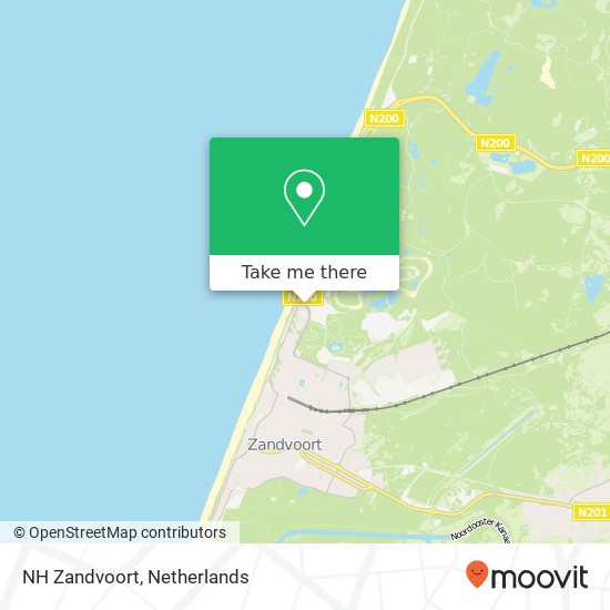 NH Zandvoort, Burgemeester van Alphenstraat 63 map