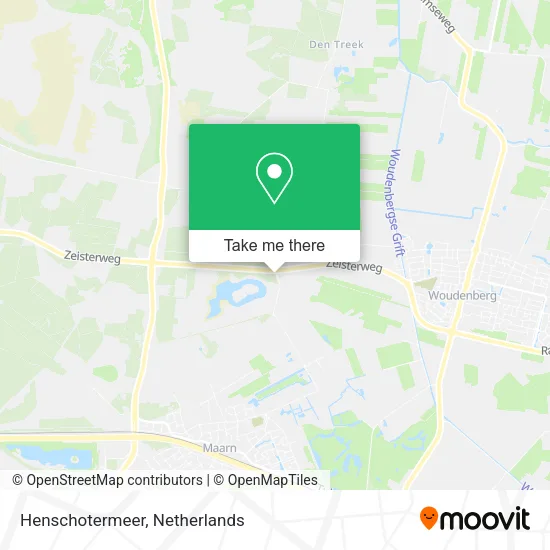 Henschotermeer map