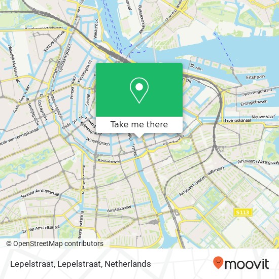 Lepelstraat, Lepelstraat Karte