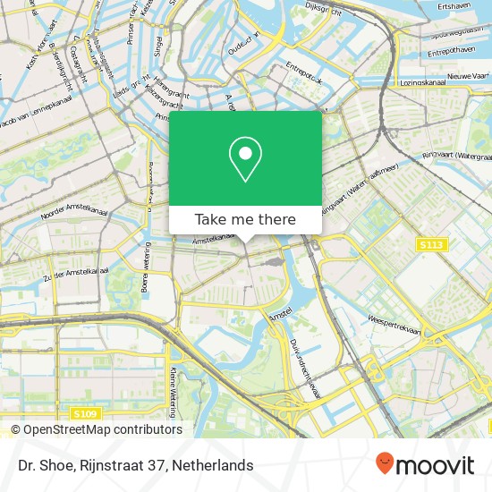 Dr. Shoe, Rijnstraat 37 map