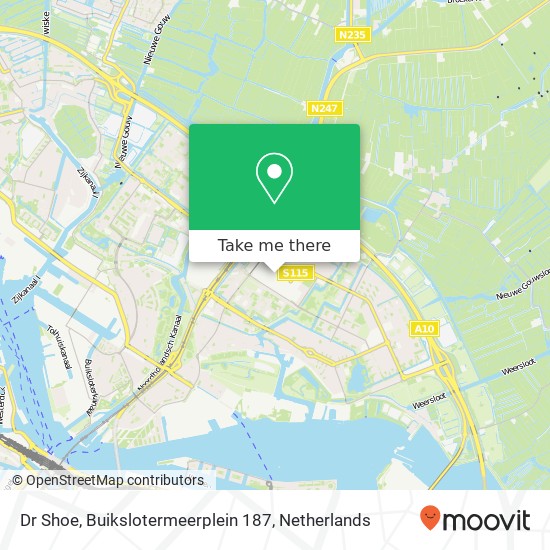 Dr Shoe, Buikslotermeerplein 187 map