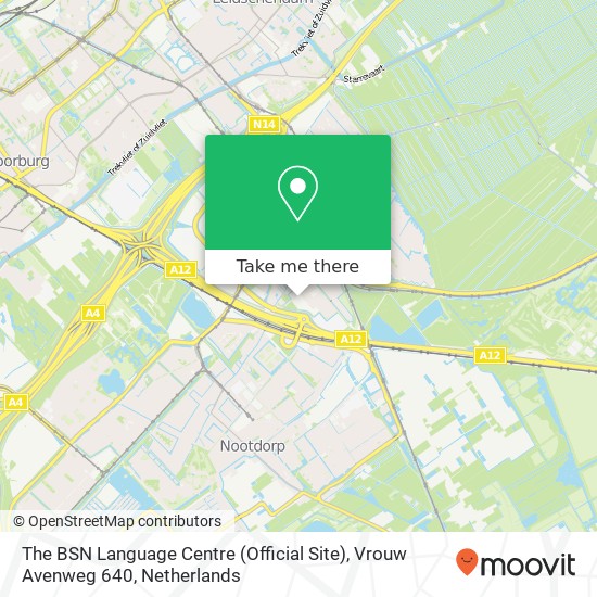 The BSN Language Centre (Official Site), Vrouw Avenweg 640 map