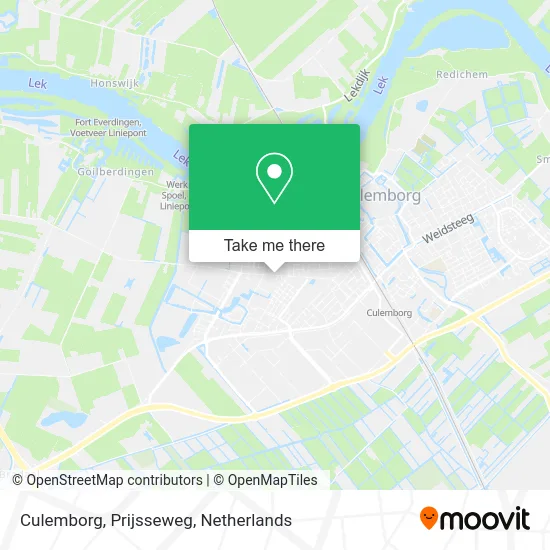 Culemborg, Prijsseweg map