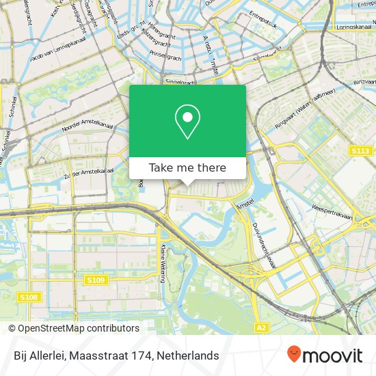 Bij Allerlei, Maasstraat 174 map