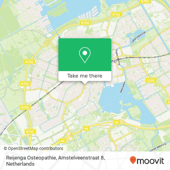 Reijenga Osteopathie, Amstelveenstraat 8 Karte