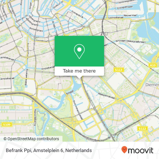 Befrank Ppi, Amstelplein 6 map