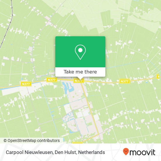 Carpool Nieuwleusen, Den Hulst map