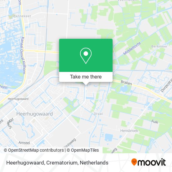Heerhugowaard, Crematorium map