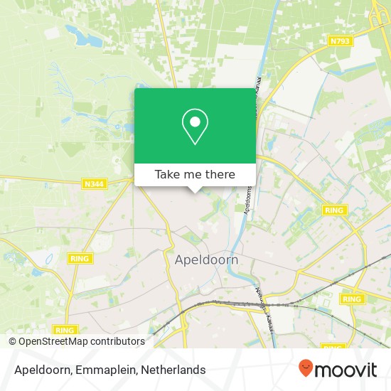 Apeldoorn, Emmaplein map