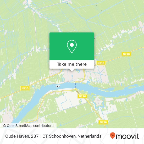 Oude Haven, 2871 CT Schoonhoven map