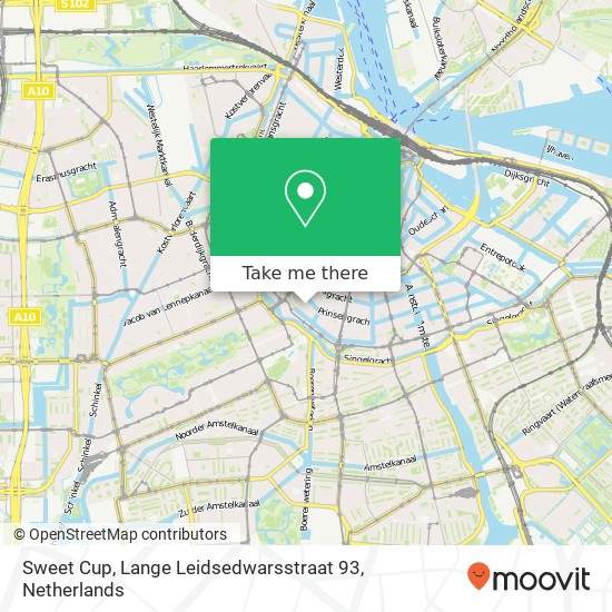 Sweet Cup, Lange Leidsedwarsstraat 93 map