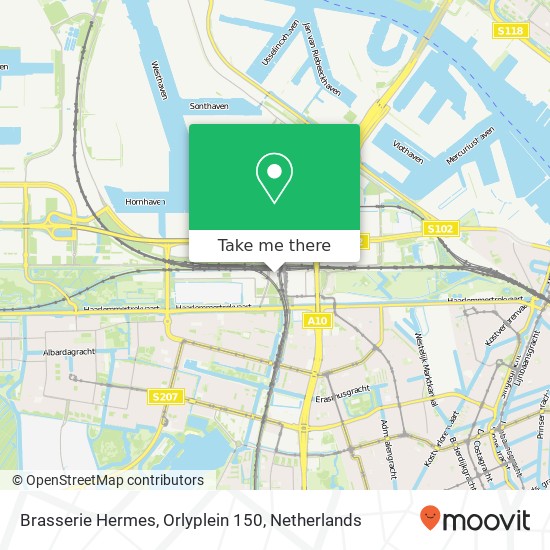 Brasserie Hermes, Orlyplein 150 map