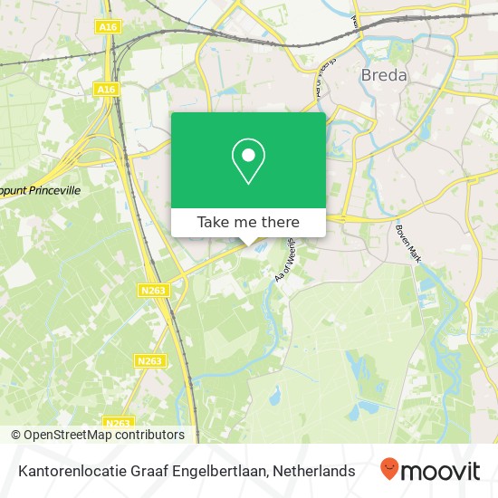 Kantorenlocatie Graaf Engelbertlaan map
