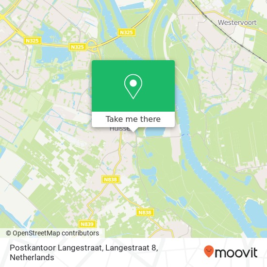 Postkantoor Langestraat, Langestraat 8 Karte