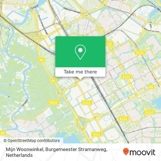 Mijn Woonwinkel, Burgemeester Stramanweg map