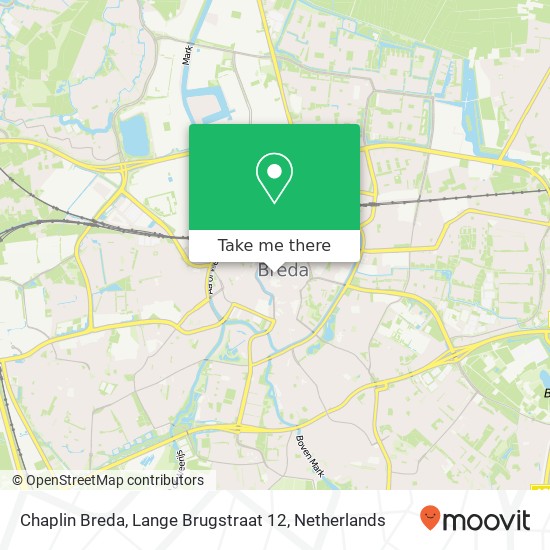 Chaplin Breda, Lange Brugstraat 12 map