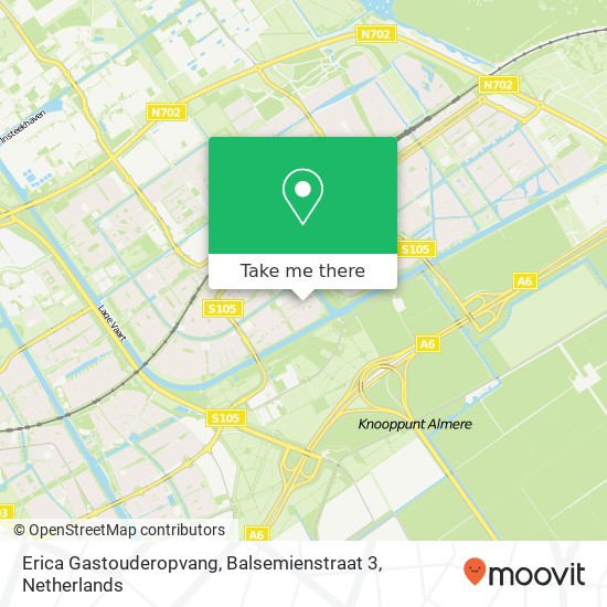 Erica Gastouderopvang, Balsemienstraat 3 map