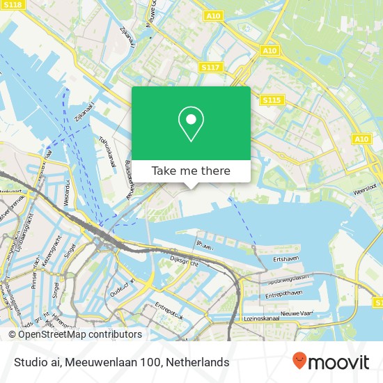 Studio ai, Meeuwenlaan 100 map