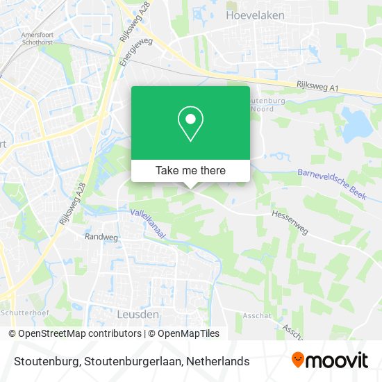 Stoutenburg, Stoutenburgerlaan map