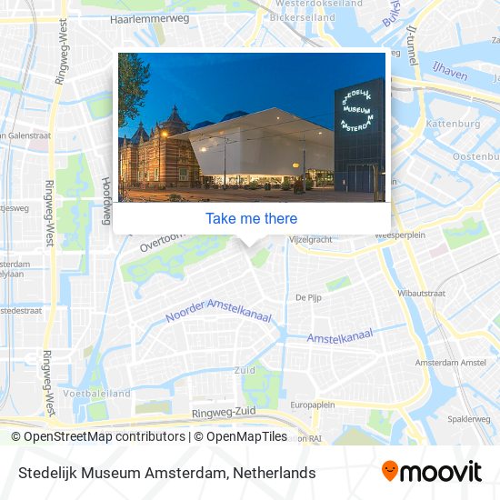 Stedelijk Museum Amsterdam map