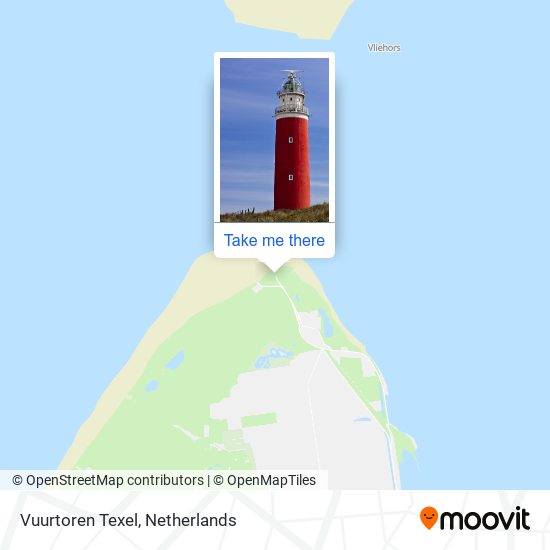 Vuurtoren Texel map