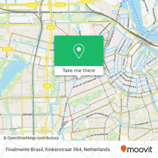 Finalmente Brasil, Kinkerstraat 364 map