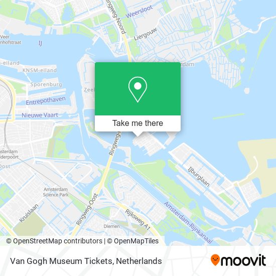 Van Gogh Museum Tickets Karte