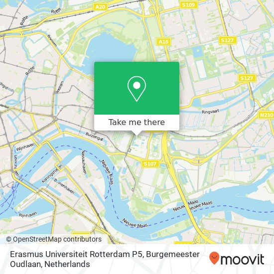 Erasmus Universiteit Rotterdam P5, Burgemeester Oudlaan map