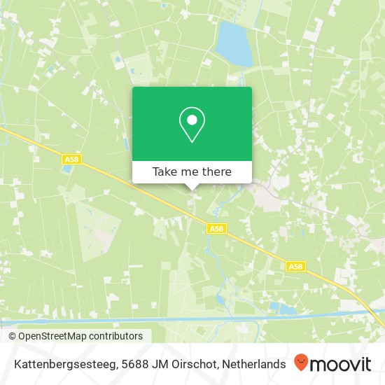 Kattenbergsesteeg, 5688 JM Oirschot map