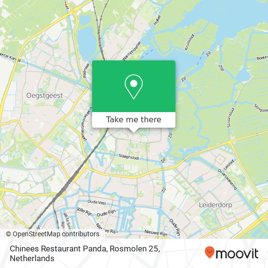 Chinees Restaurant Panda, Rosmolen 25 map