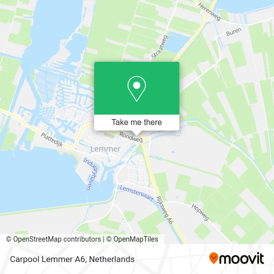 Carpool Lemmer A6 map