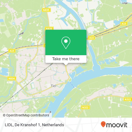 LIDL, De Kranshof 1 map