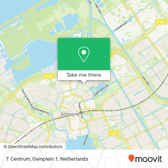 T Centrum, Geinplein 1 map