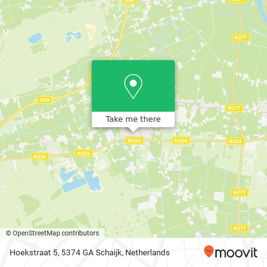 Hoekstraat 5, 5374 GA Schaijk map