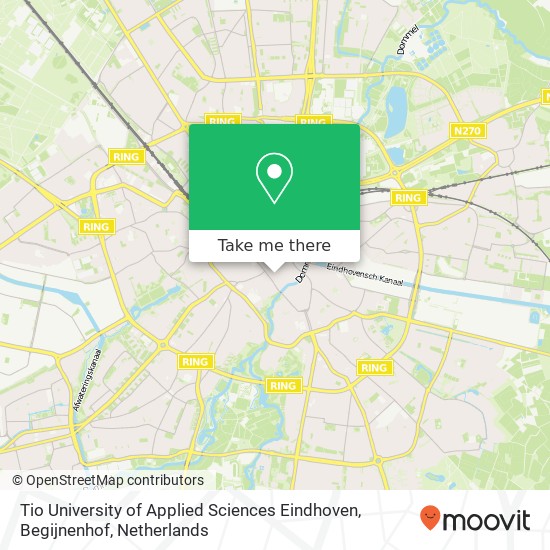 Tio University of Applied Sciences Eindhoven, Begijnenhof map