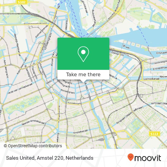 Sales United, Amstel 220 map